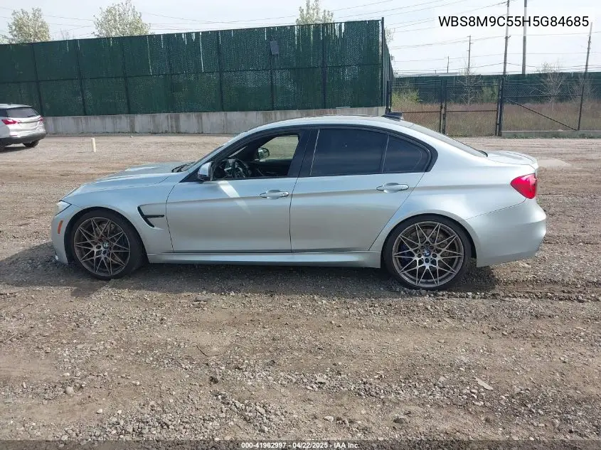 2017 BMW M3 VIN: WBS8M9C55H5G84685 Lot: 41962997