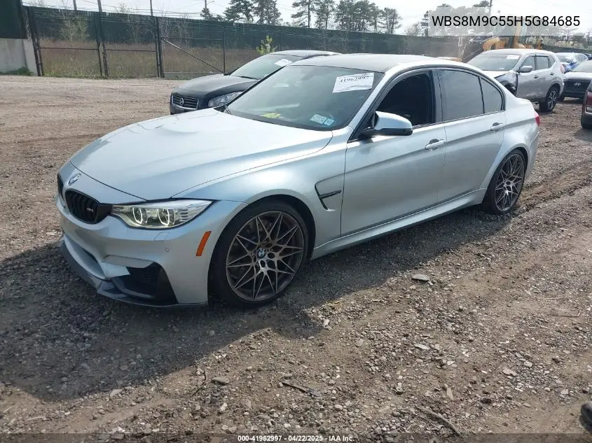 2017 BMW M3 VIN: WBS8M9C55H5G84685 Lot: 41962997