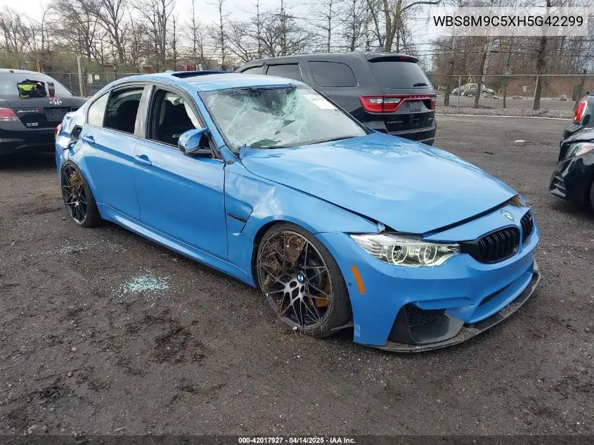 2017 BMW M3 VIN: WBS8M9C5XH5G42299 Lot: 42017927