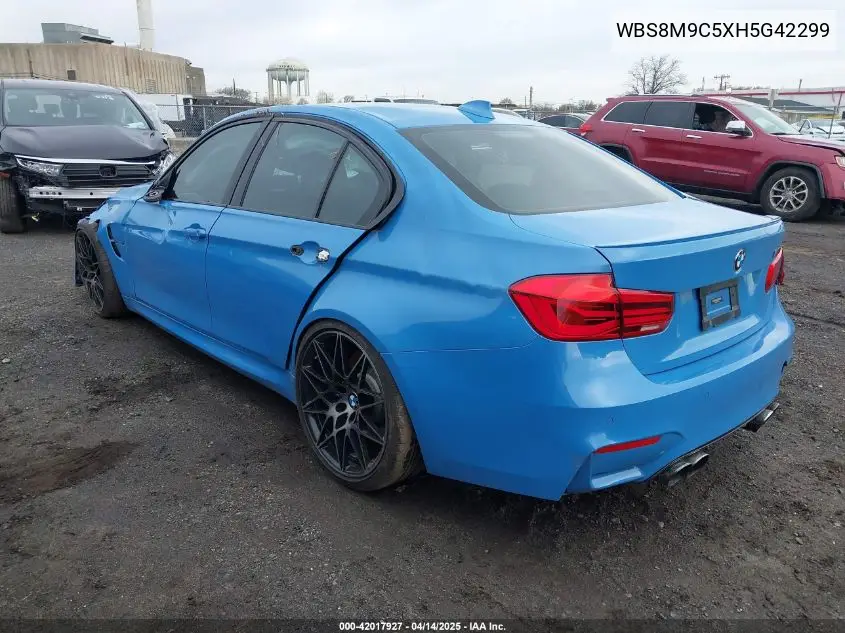 2017 BMW M3 VIN: WBS8M9C5XH5G42299 Lot: 42017927