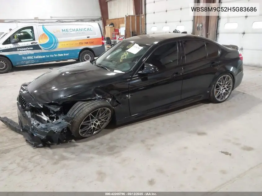 2017 BMW M3 VIN: WBS8M9C52H5G83686 Lot: 42205796