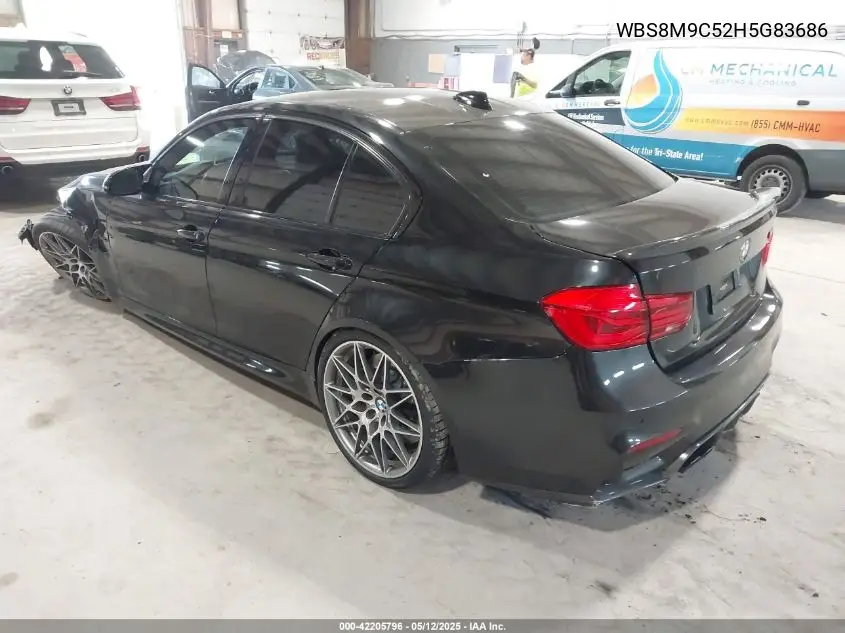 2017 BMW M3 VIN: WBS8M9C52H5G83686 Lot: 42205796