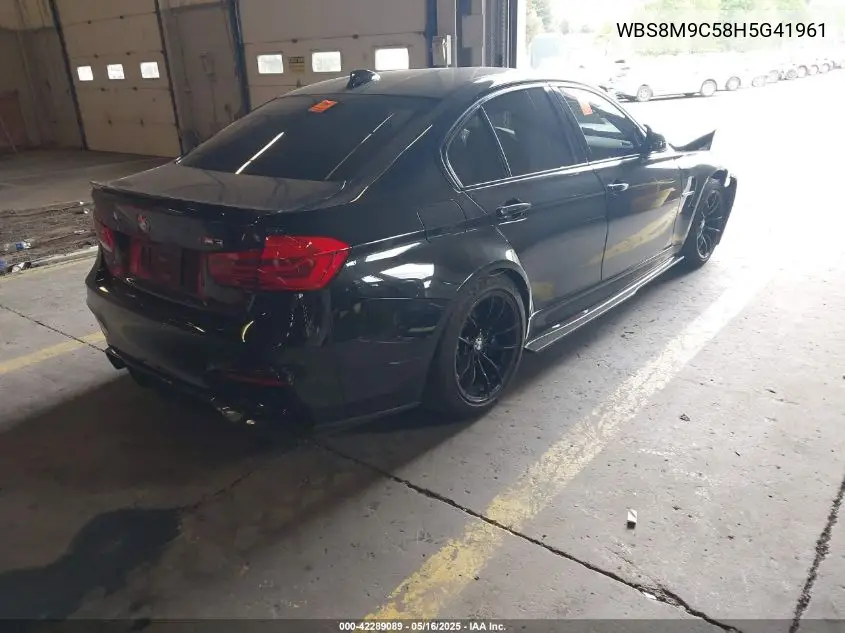 2017 BMW M3 VIN: WBS8M9C58H5G41961 Lot: 42289089