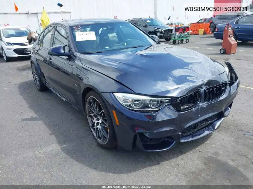 2017 BMW M3 VIN: WBS8M9C50H5G83931 Lot: 42474739