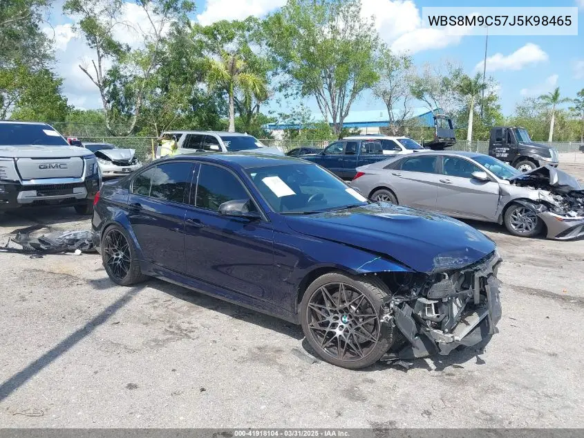 2018 BMW M3 Cs VIN: WBS8M9C57J5K98465 Lot: 41918104