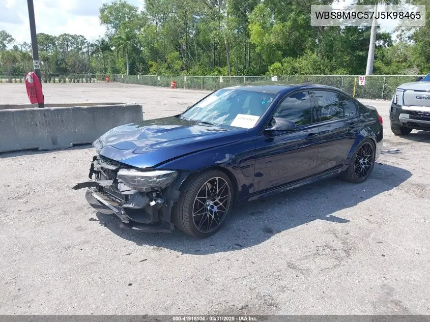 2018 BMW M3 Cs VIN: WBS8M9C57J5K98465 Lot: 41918104
