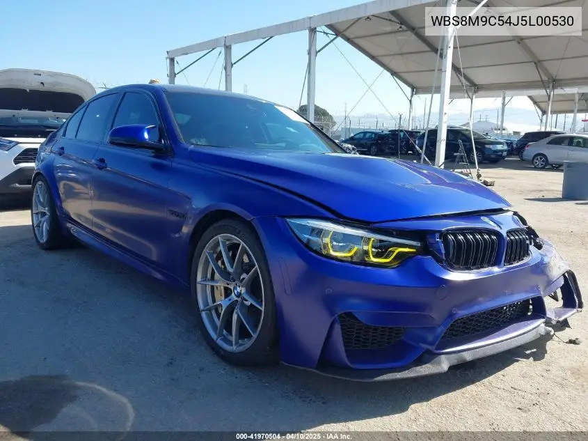 2018 BMW M3 Cs VIN: WBS8M9C54J5L00530 Lot: 41970504