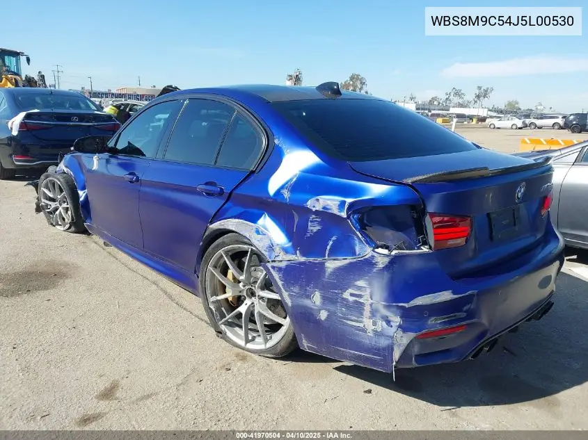 2018 BMW M3 Cs VIN: WBS8M9C54J5L00530 Lot: 41970504