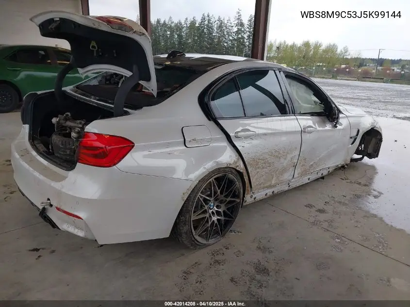 2018 BMW M3 Cs VIN: WBS8M9C53J5K99144 Lot: 42014208