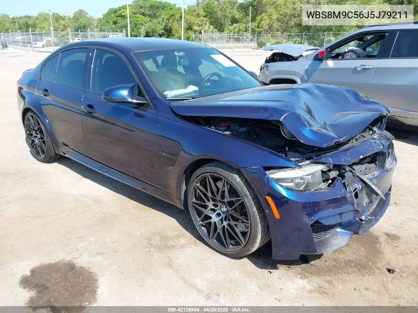 2018 BMW M3 Cs VIN: WBS8M9C56J5J79211 Lot: 42126954