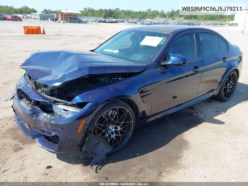 2018 BMW M3 Cs VIN: WBS8M9C56J5J79211 Lot: 42126954