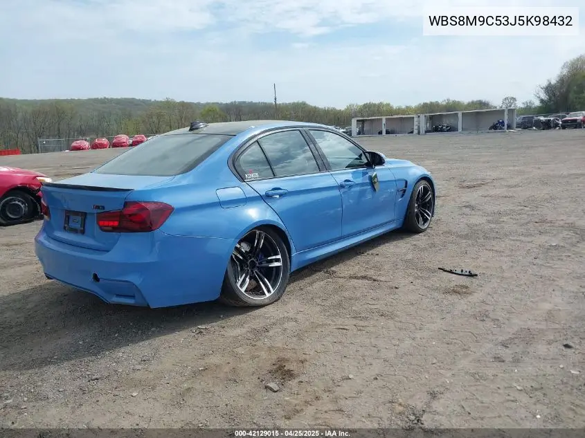 2018 BMW M3 Cs VIN: WBS8M9C53J5K98432 Lot: 42129015
