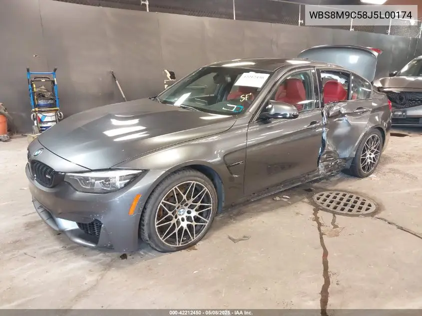 2018 BMW M3 VIN: WBS8M9C58J5L00174 Lot: 42212450