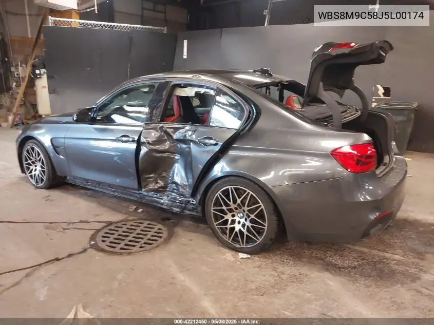 2018 BMW M3 VIN: WBS8M9C58J5L00174 Lot: 42212450