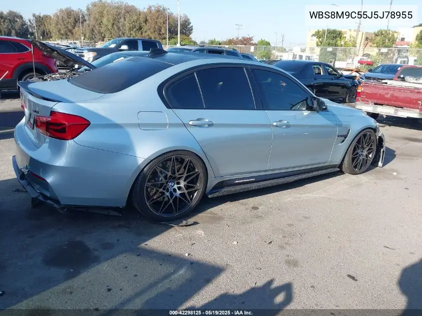 2018 BMW M3 Cs VIN: WBS8M9C55J5J78955 Lot: 42298125