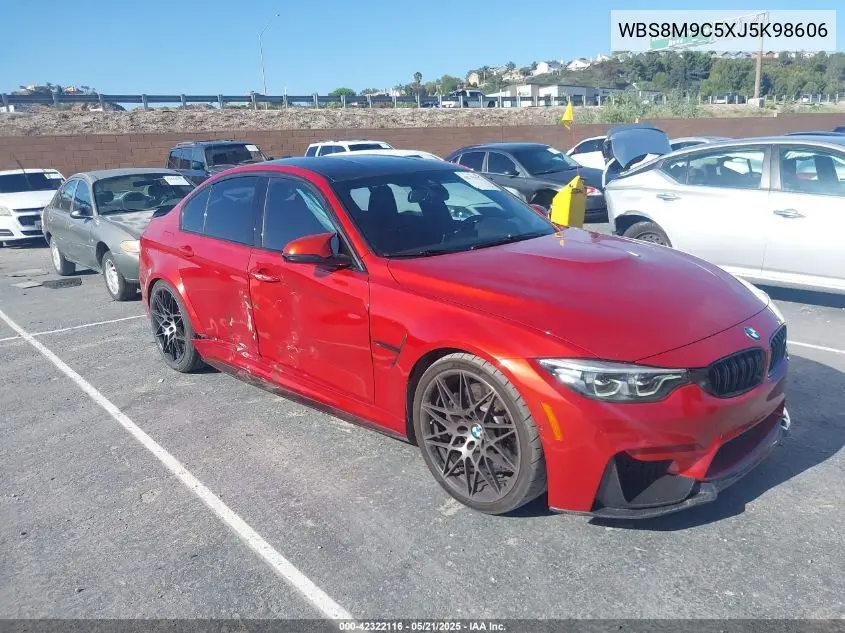 2018 BMW M3 Cs VIN: WBS8M9C5XJ5K98606 Lot: 42322116