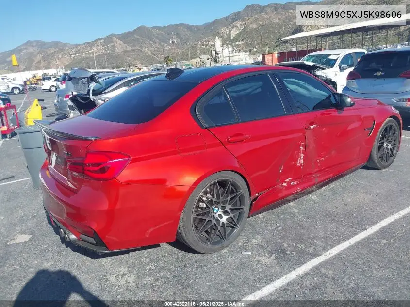 2018 BMW M3 Cs VIN: WBS8M9C5XJ5K98606 Lot: 42322116