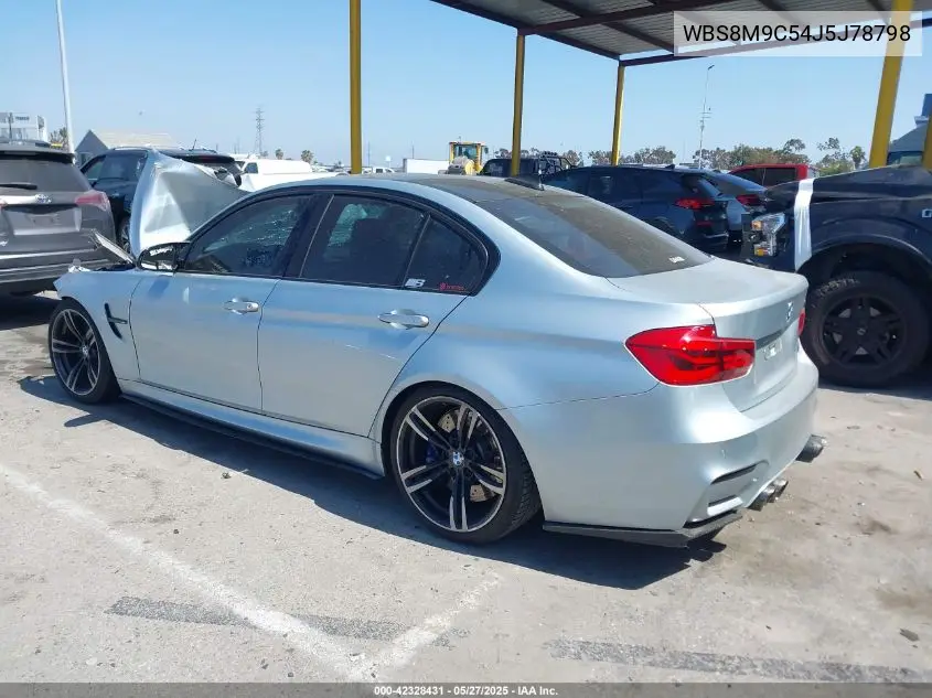 2018 BMW M3 Cs VIN: WBS8M9C54J5J78798 Lot: 42328431