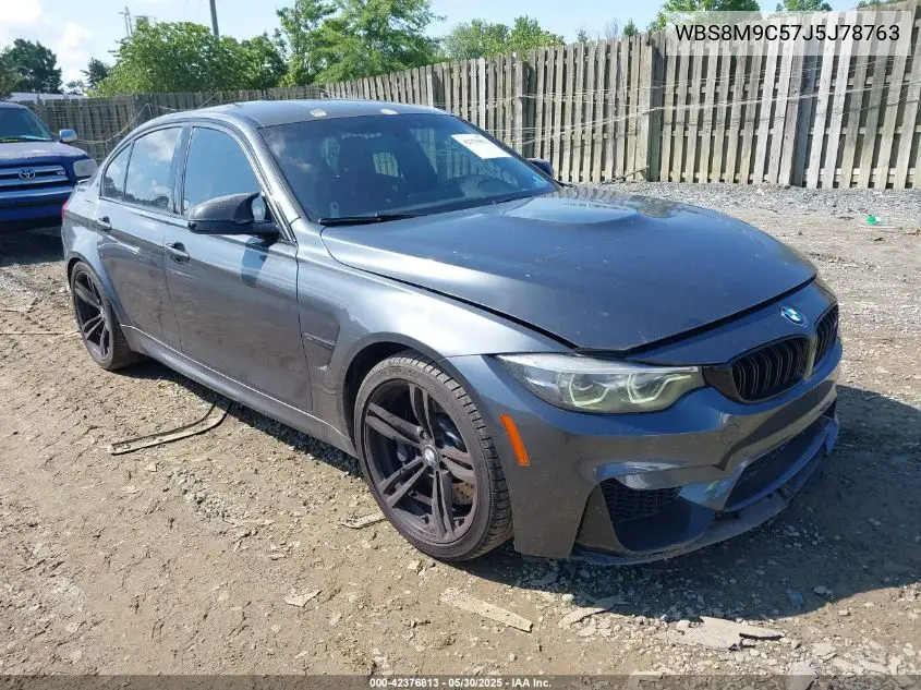 2018 BMW M3 Cs VIN: WBS8M9C57J5J78763 Lot: 42376813