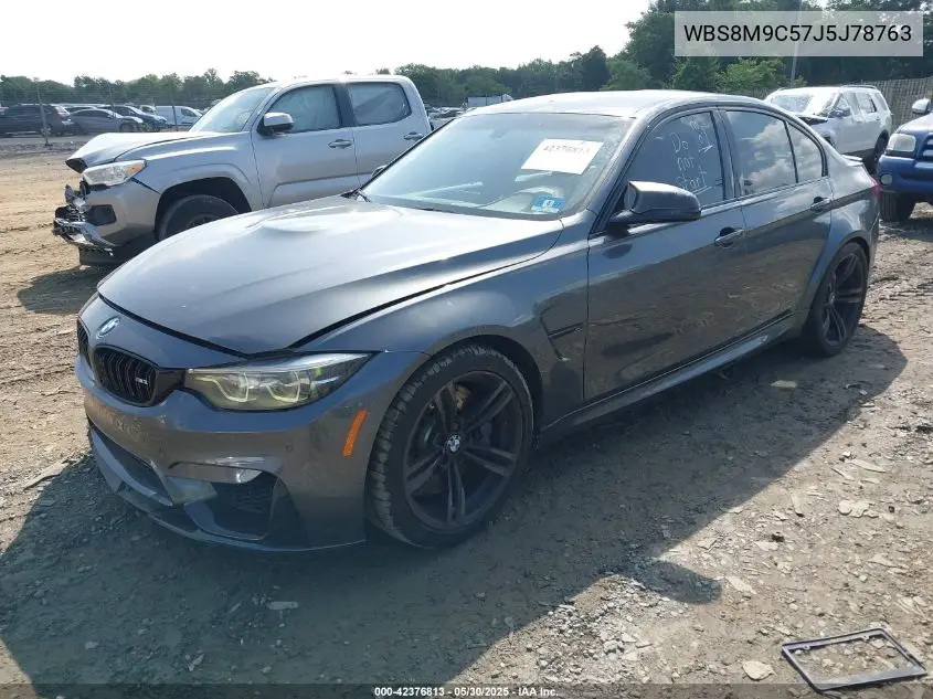 2018 BMW M3 Cs VIN: WBS8M9C57J5J78763 Lot: 42376813