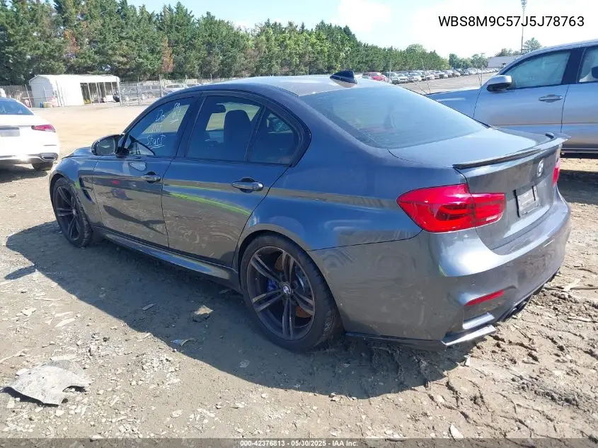 2018 BMW M3 Cs VIN: WBS8M9C57J5J78763 Lot: 42376813