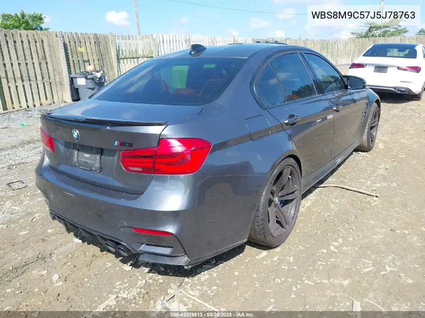 2018 BMW M3 Cs VIN: WBS8M9C57J5J78763 Lot: 42376813