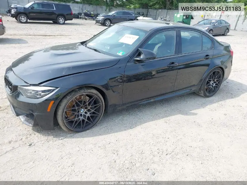 2018 BMW M3 VIN: WBS8M9C53J5L01183 Lot: 42434717