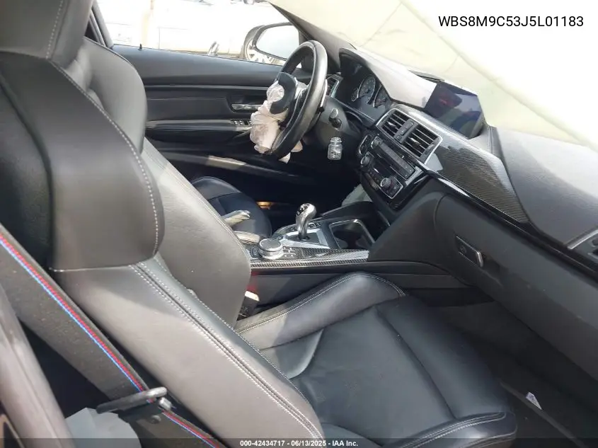 2018 BMW M3 VIN: WBS8M9C53J5L01183 Lot: 42434717