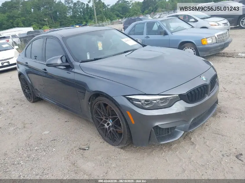 2018 BMW M3 VIN: WBS8M9C56J5L01243 Lot: 42442226