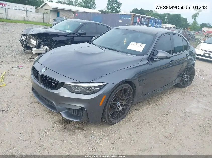 2018 BMW M3 VIN: WBS8M9C56J5L01243 Lot: 42442226