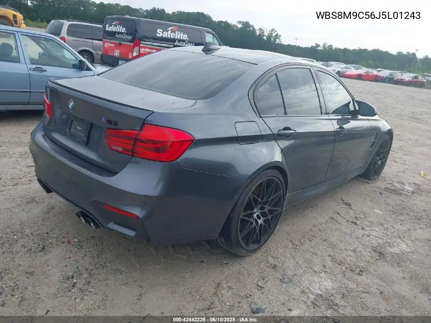 2018 BMW M3 VIN: WBS8M9C56J5L01243 Lot: 42442226
