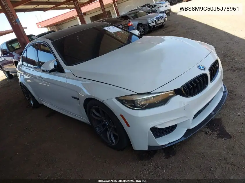 2018 BMW M3 Cs VIN: WBS8M9C50J5J78961 Lot: 42457605