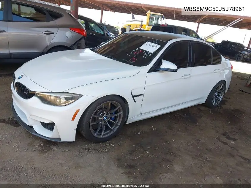 2018 BMW M3 Cs VIN: WBS8M9C50J5J78961 Lot: 42457605