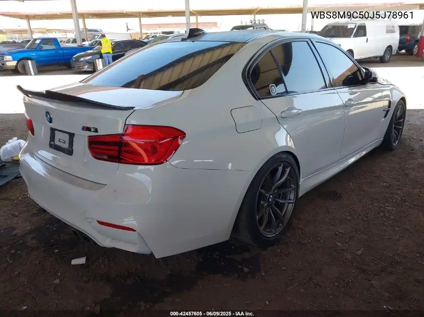 2018 BMW M3 Cs VIN: WBS8M9C50J5J78961 Lot: 42457605
