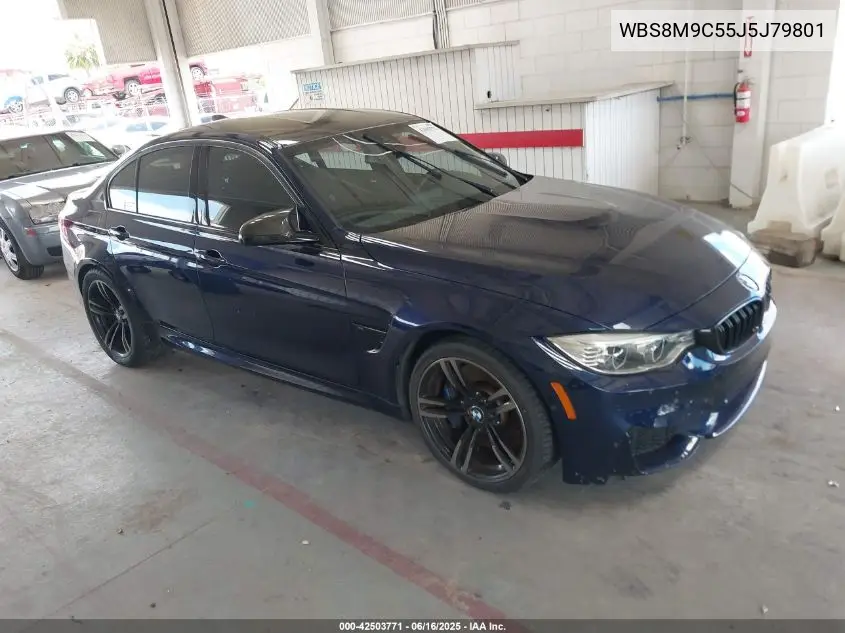 2018 BMW M3 Cs VIN: WBS8M9C55J5J79801 Lot: 42503771