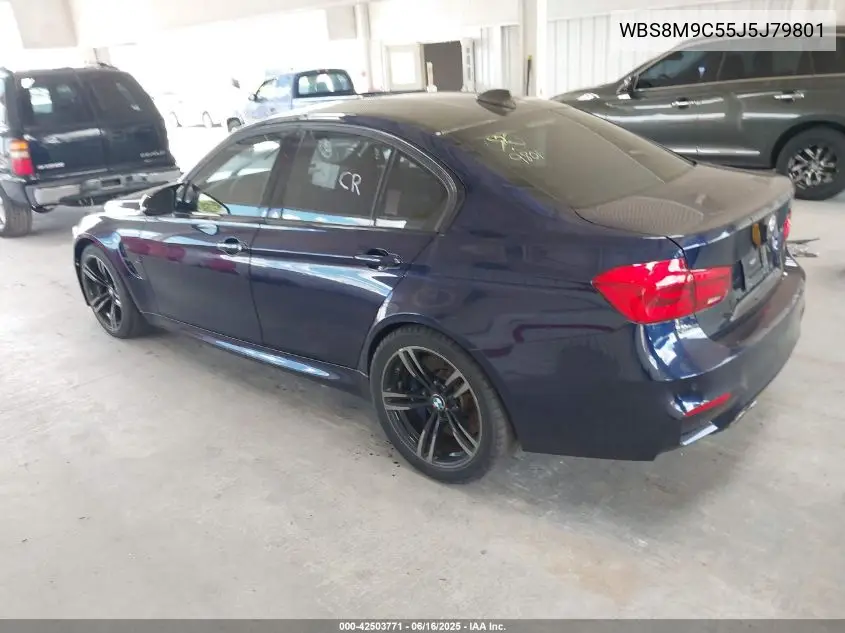 2018 BMW M3 Cs VIN: WBS8M9C55J5J79801 Lot: 42503771