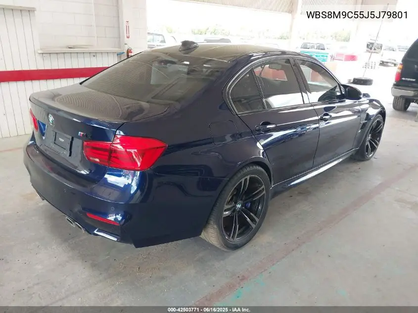 2018 BMW M3 Cs VIN: WBS8M9C55J5J79801 Lot: 42503771