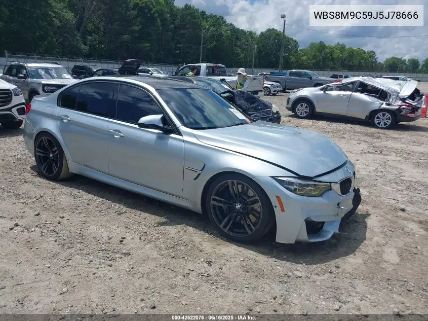 2018 BMW M3 Cs VIN: WBS8M9C59J5J78666 Lot: 42522076