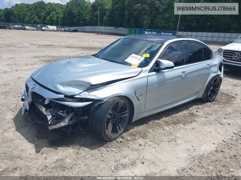 2018 BMW M3 Cs VIN: WBS8M9C59J5J78666 Lot: 42522076