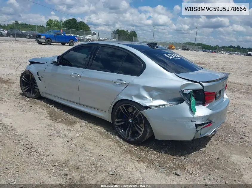 2018 BMW M3 Cs VIN: WBS8M9C59J5J78666 Lot: 42522076
