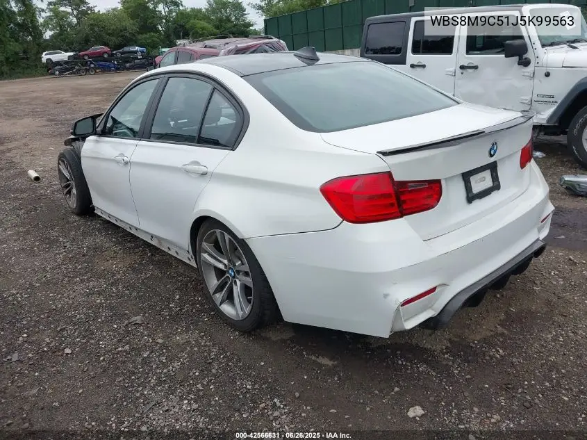 2018 BMW M3 Cs VIN: WBS8M9C51J5K99563 Lot: 42566631