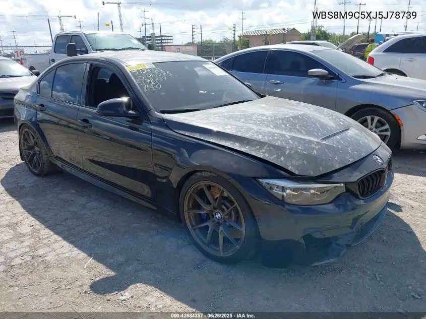 2018 BMW M3 Cs VIN: WBS8M9C5XJ5J78739 Lot: 42584357