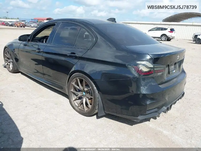 2018 BMW M3 Cs VIN: WBS8M9C5XJ5J78739 Lot: 42584357