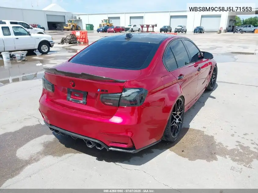 2018 BMW M3 VIN: WBS8M9C58J5L71553 Lot: 42681980
