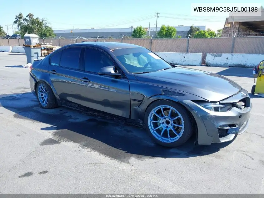 2018 BMW M3 VIN: WBS8M9C58J5L00188 Lot: 42703167