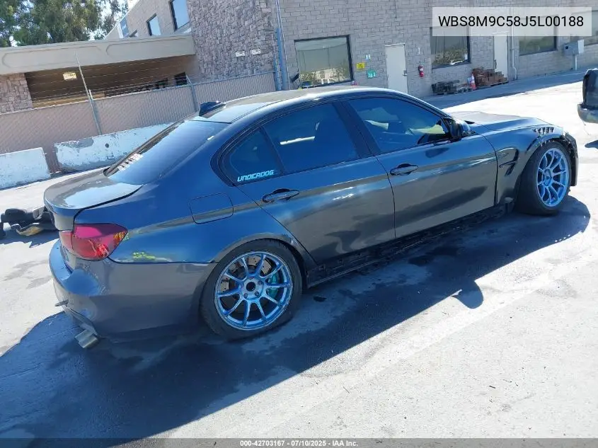 2018 BMW M3 VIN: WBS8M9C58J5L00188 Lot: 42703167