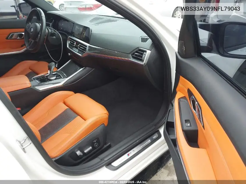 2022 BMW M3 Competition VIN: WBS33AY09NFL79043 Lot: 42180934
