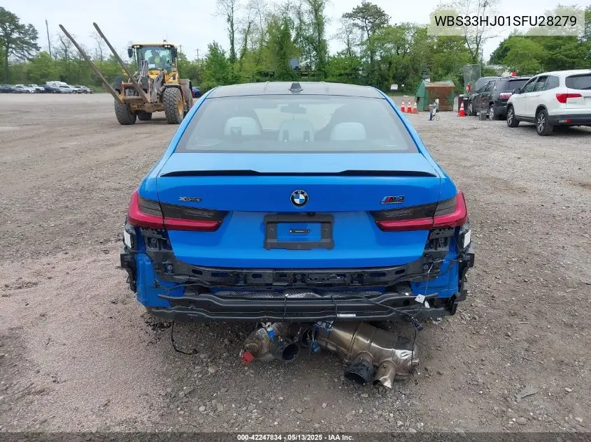 2025 BMW M3 Competition xDrive VIN: WBS33HJ01SFU28279 Lot: 42247834