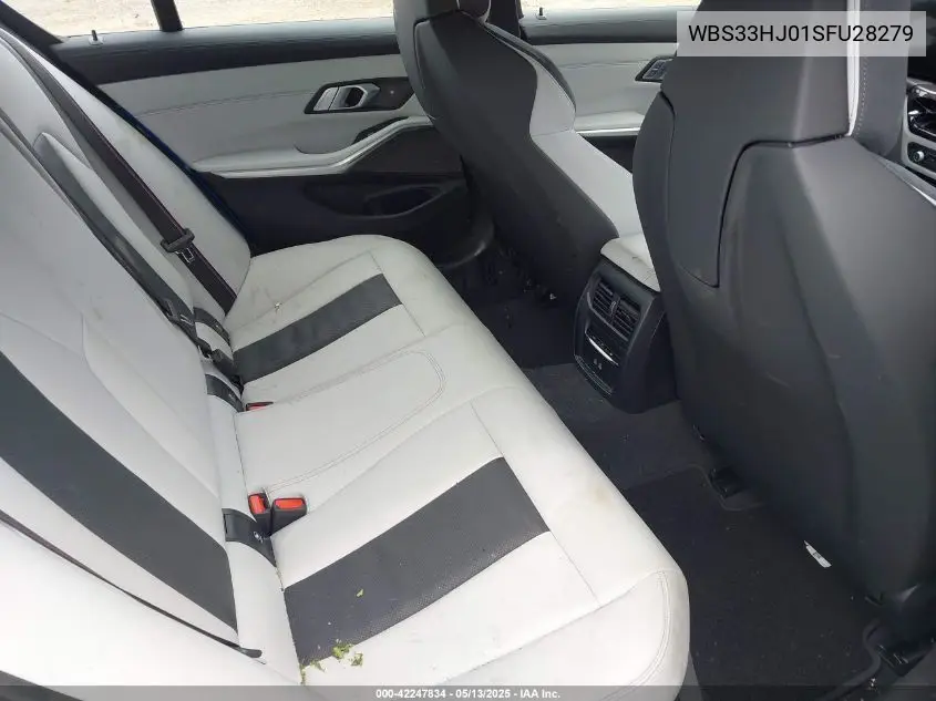 2025 BMW M3 Competition xDrive VIN: WBS33HJ01SFU28279 Lot: 42247834