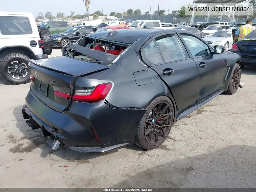 2025 BMW M3 Competition VIN: WBS23HJ08SFU78804 Lot: 42565484